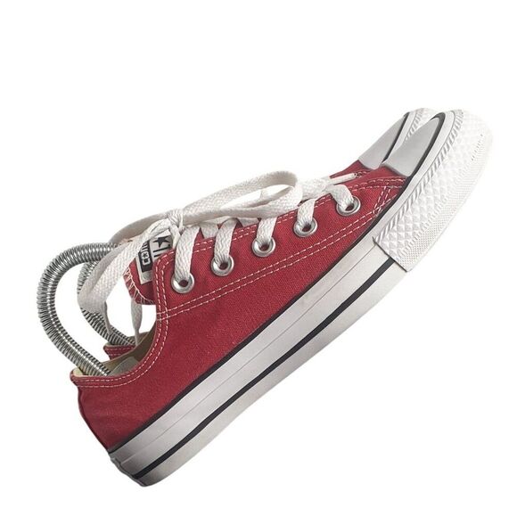Converse Chuck Taylor All Star Low Top Sneakers M4/W6 Red Unisex Canvas Casual - Picture 4 of 8
